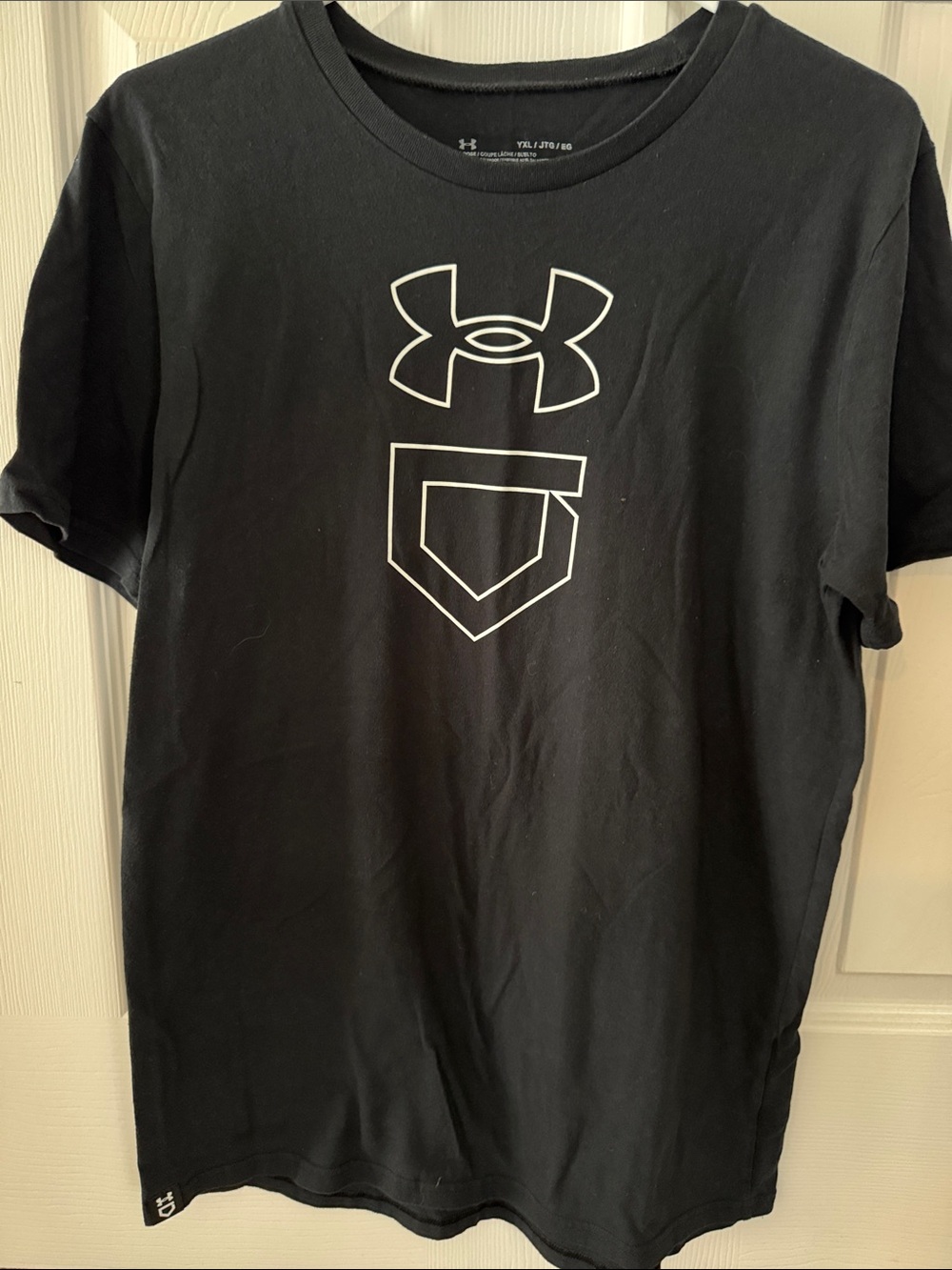 Under Armour Youth Black Short Sleeve Logo Tee
